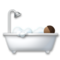 Person Taking Bath - Medium Black emoji on LG
